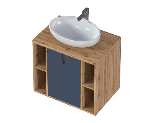 Тумба под раковину 1MarKa Uta 70П Ц0000031348 подвесная цвет Шарли синий