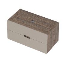 Тумба под раковину 1MarKa Vortex 80П Ц0000031564 подвесная цвет Орех каньон коньяк Латте фактурный