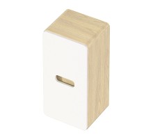 Подвесной шкаф 1MarKa Vortex 35 Ц0000033029 цвет Орех лучистый солнечный Супер айс белый