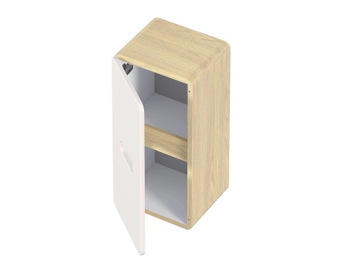 Подвесной шкаф 1MarKa Vortex 35 Ц0000033029 цвет Орех лучистый солнечный Супер айс белый