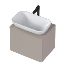 Тумба под раковину 1MarKa Wish 60П Ц0000031564 подвесная цвет Капучино