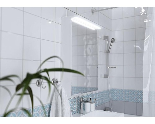 Зеркальный шкаф 1MarKa Соната 60 Ц0000007617 с подсветкой  Белый глянец