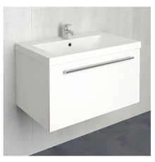 Тумба под раковину 1MarKa Соната 75П Белая глянцевая