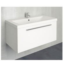 Тумба под раковину 1MarKa Соната 90П Белая глянцевая