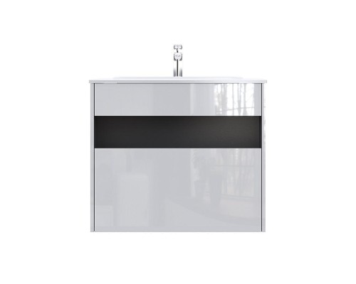 Тумба с раковиной AM.PM Func 80 M8F-FUX0801WG-WPC0800WM подвесная цвет Белый глянец