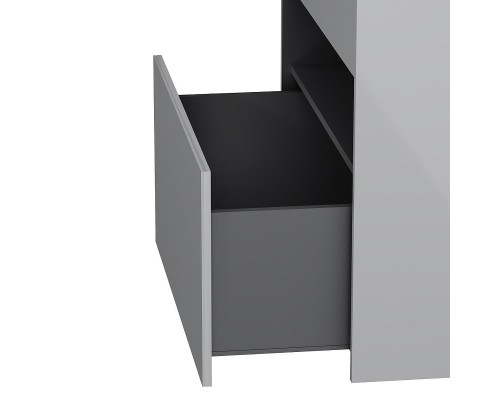 Тумба с раковиной AM.PM Func 80 M8F-FUX0801WG-WPC0800WM подвесная цвет Белый глянец