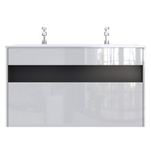 Тумба с раковиной AM.PM Func 120 M8F-FUX1201WG-WPC1200WM подвесная цвет Белый глянец