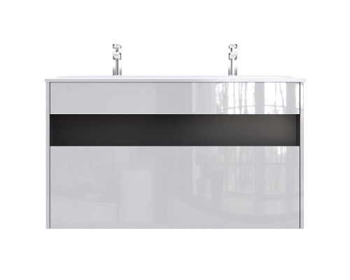 Тумба с раковиной AM.PM Func 120 M8F-FUX1201WG-WPC1200WM подвесная цвет Белый глянец