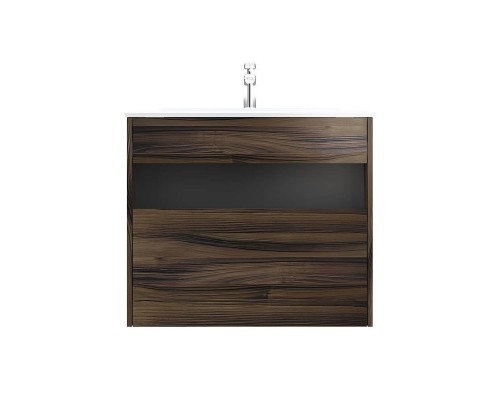Тумба с раковиной AM.PM Func 80 M8F-FUX0801OF-WPC0800WM подвесная цвет Дуб крафт