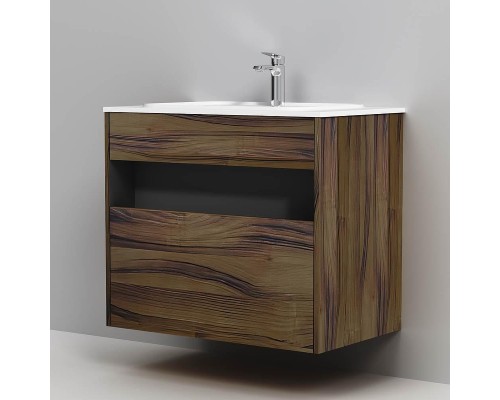 Тумба с раковиной AM.PM Func 80 M8F-FUX0801OF-WPC0800WM подвесная цвет Дуб крафт