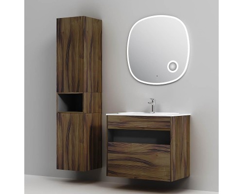 Тумба с раковиной AM.PM Func 80 M8F-FUX0801OF-WPC0800WM подвесная цвет Дуб крафт