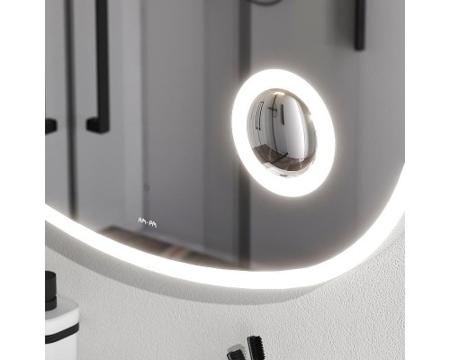 Зеркало AM.PM Func 80 M8FMOX0803SA с подсветкой с увеличением с ИК-сенсорным выключателем