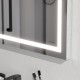 Зеркало AM.PM Gem 55 M91AMOX0551WG с подсветкой с ИК-сенсорным выключателем