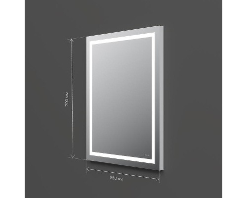 Зеркало AM.PM Gem 55 M91AMOX0551WG с подсветкой с ИК-сенсорным выключателем