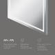 Зеркало AM.PM Gem 65 M91AMOX0651WG с подсветкой с ИК-сенсорным выключателем