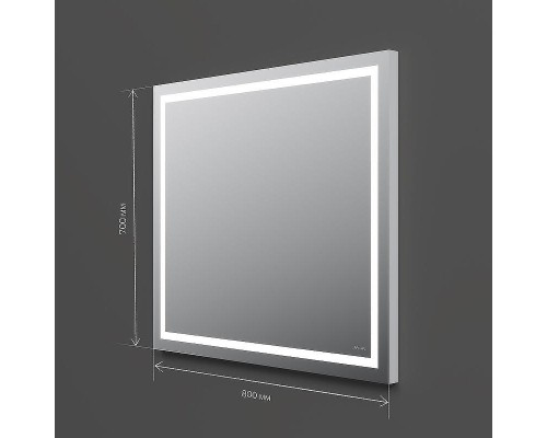 Зеркало AM.PM Gem 80 M91AMOX0801WG с подсветкой с ИК-сенсорным выключателем