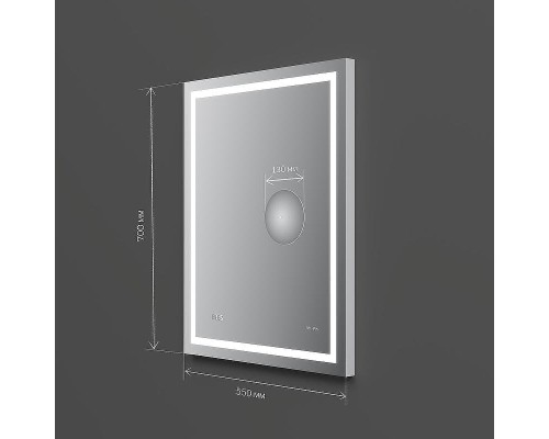 Зеркало AM.PM Gem 55 M91AMOX0553WG с подсветкой с ИК-сенсорным выключателем