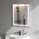 Зеркало AM.PM Gem 65 M91AMOX0653WG с подсветкой с ИК-сенсорным выключателем