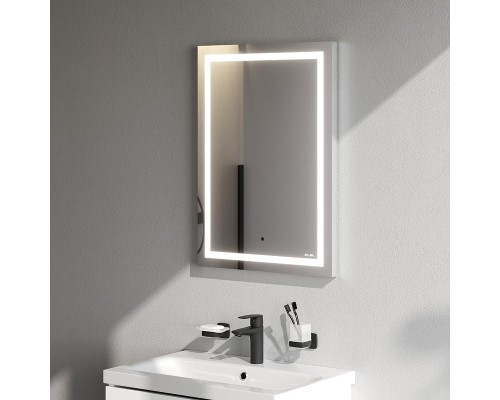 Зеркало AM.PM Gem 50 M91AMOX0501WG с подсветкой с бесконтактным выключателем и диммером