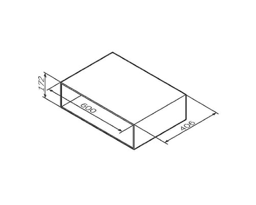 Ниша для тумбы AM.PM Gem 60 M90OHX0600DM Глубокий синий матовый