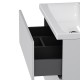 Тумба с раковиной AM.PM Gem 80 M90-FHX0802WG-WCC0802WG подвесная цвет Белый глянец