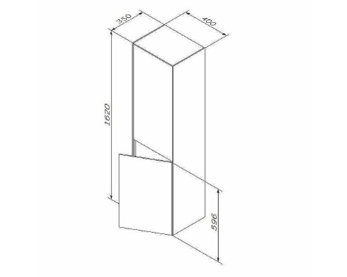 Шкаф пенал AM.PM Inspire V2.0 40 M50ACHX0406WM подвесной Белый матовый