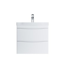 Тумба с раковиной AM.PM Like 65 M80-FHX0652-WC0652 подвесная цвет Белый глянец