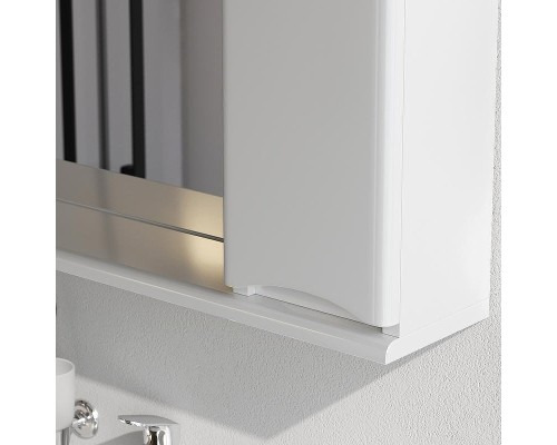 Зеркало со шкафом AM.PM Like 80 R M80MPR0801WG с подсветкой Белое