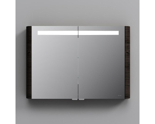 Зеркальный шкаф AM.PM Sensation 100 M30MCX1001TF с подсветкой Табачный дуб