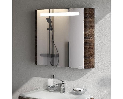 Зеркальный шкаф AM.PM Sensation 80 R M30MCR0801NF с подсветкой Орех