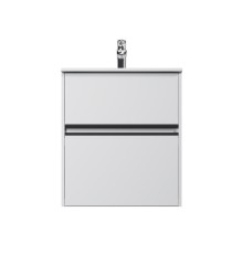 Тумба с раковиной AM.PM Sense 60 M7B-FUX0602WG-WCC0602WG подвесная цвет Белый глянец