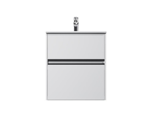Тумба с раковиной AM.PM Sense 60 M7B-FUX0602WG-WCC0602WG подвесная цвет Белый глянец