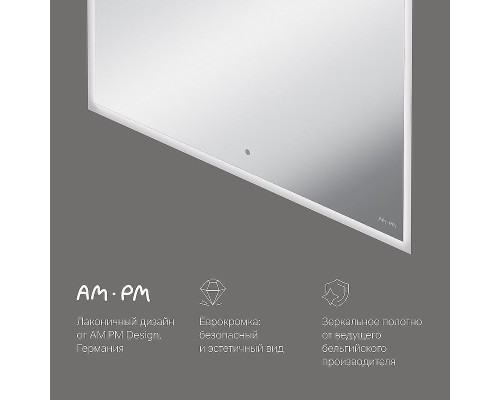 Зеркало AM.PM Spirit v2.0 80 M71AMOX0801SA с подсветкой с ИК-сенсорным выключателем и подогревом