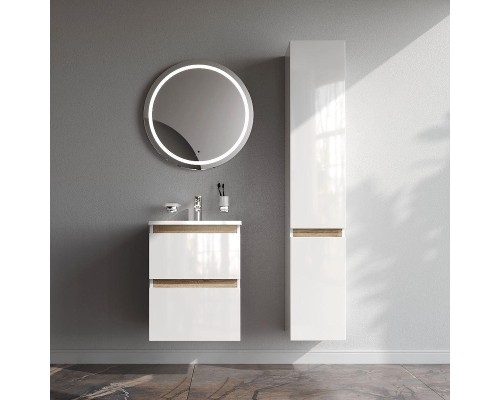 Тумба с раковиной AM.PM X-Joy 50 M85A-FHX0502WG-WCC0502WG подвесная цвет Белый глянец