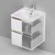 Тумба с раковиной AM.PM X-Joy 50 M85A-FHX0502WG-WCC0502WG подвесная цвет Белый глянец