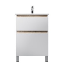 Тумба с раковиной AM.PM X-Joy 60 M85A-FSX0602WG-WCC0602WG цвет Белый глянец