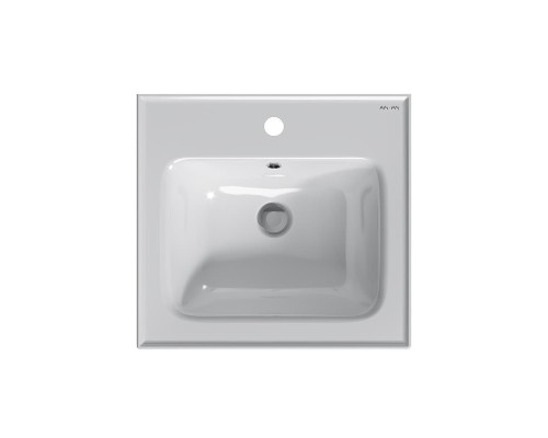 Тумба с раковиной AM.PM X-Joy 60 M85A-FSX0602WG-WCC0602WG цвет Белый глянец