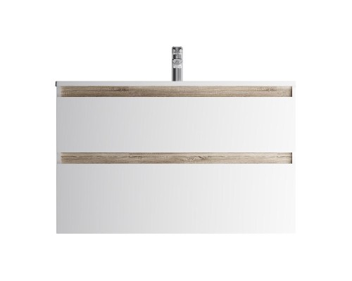 Тумба с раковиной AM.PM X-Joy 100 M85A-FHX1002-WC1002WG подвесная цвет Белый глянец