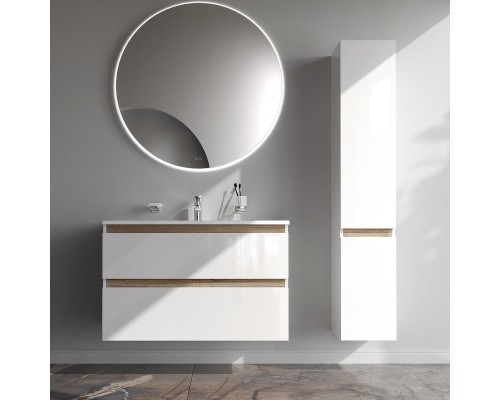 Тумба с раковиной AM.PM X-Joy 100 M85A-FHX1002-WC1002WG подвесная цвет Белый глянец