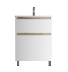 Тумба с раковиной AM.PM X-Joy 65 M85A-FSX0652-WC0652WG цвет Белый глянец