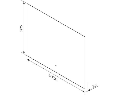 Зеркало AM.PM X-Joy 100 M85MOX11001S с подсветкой с ИК-сенсорным выключателем