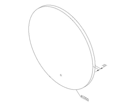 Зеркало AM.PM X-Joy 100 M85MOX41001S с подсветкой с ИК-сенсорным выключателем