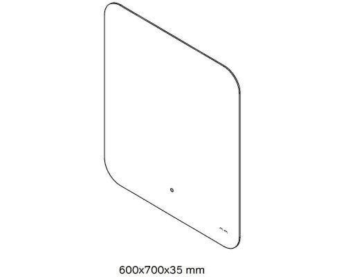 Зеркало AM.PM X-Joy 60 M85MOX10601S1 с подсветкой с ИК-сенсорным выключателем