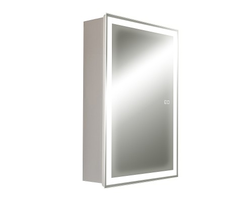 Зеркальный шкаф AQUAme AQM9201 60 с подсветкой цвет Белый