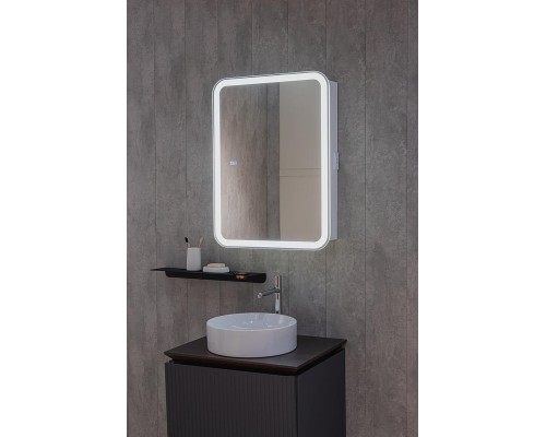 Зеркальный шкаф AQUAme AQM9202 60 с подсветкой цвет Белый