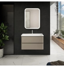 Тумба под раковину AQUAme S4 80 AQM900480BG подвесная цвет Бежевый