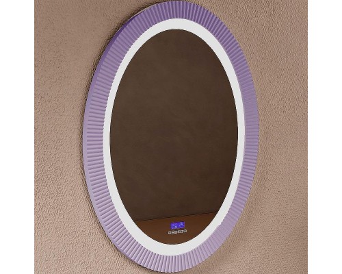 Зеркало Abber Stein 60 AS6601Violett с подсветкой с многофункциональной панелью