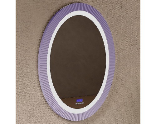 Зеркало Abber Stein 60 AS6601Violett с подсветкой с многофункциональной панелью