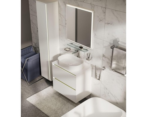 Зеркало Allen Brau Activity 100 1.340029.WM с подсветкой с сенсорным выключателем с подогревом цвет Белый матовый