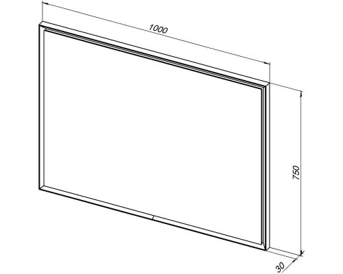 Зеркало Allen Brau Activity 100 1.340029.WM с подсветкой с сенсорным выключателем с подогревом цвет Белый матовый